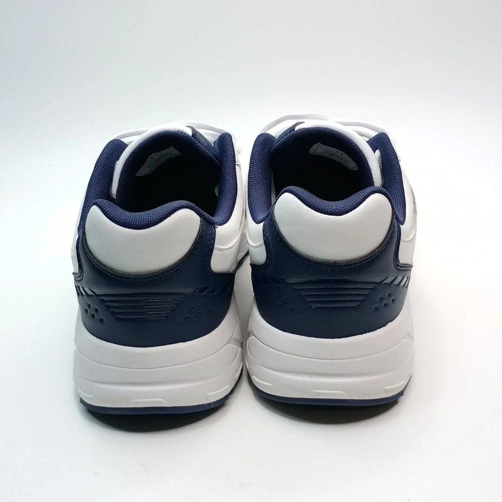 K-Swiss Fario Sneaker Men Size 11 White Navy Blue Athletic Training Shoe